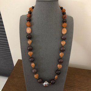 Beads and stones necklace string NWOt